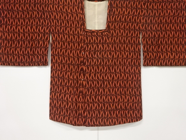 リサイクル　鳥模様道行コート